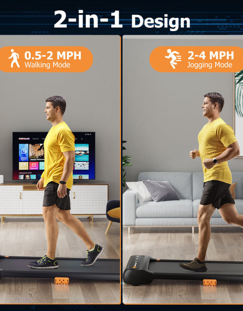 Load image into Gallery viewer, Under Desk Walking Pad Treadmill for Home/Office with Watch-Like Remote Control
