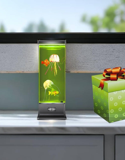 Load image into Gallery viewer, COLORLIFE Cool Electric Jellyfish Lava Lamp with Bluetooth Speaker Music Gift...
