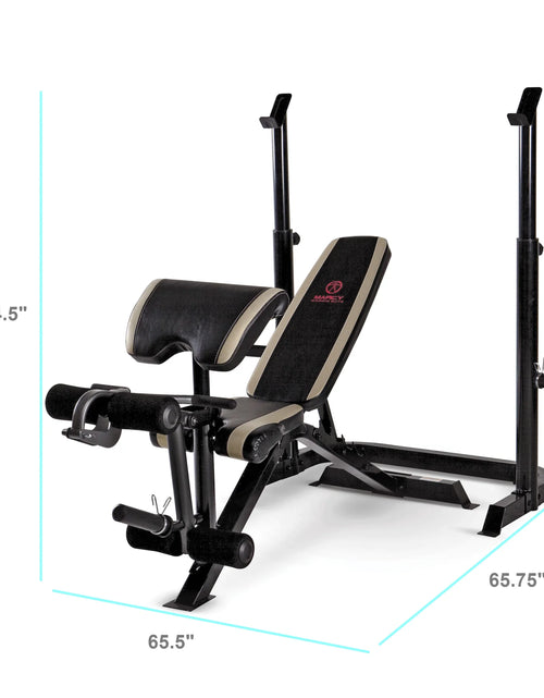 Load image into Gallery viewer, Two Piece Multipurpose Home Gym Workout Strength Weight Bench | MD879
