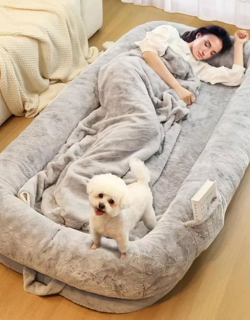 Load image into Gallery viewer, Human Dog Bed for Adults, 71&quot; Long Human Size Dog Bed, Removable Cover, Washable, Waterproof, Orthopedic Design
