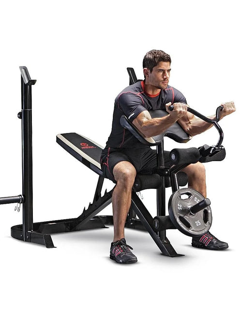 Load image into Gallery viewer, Two Piece Multipurpose Home Gym Workout Strength Weight Bench | MD879
