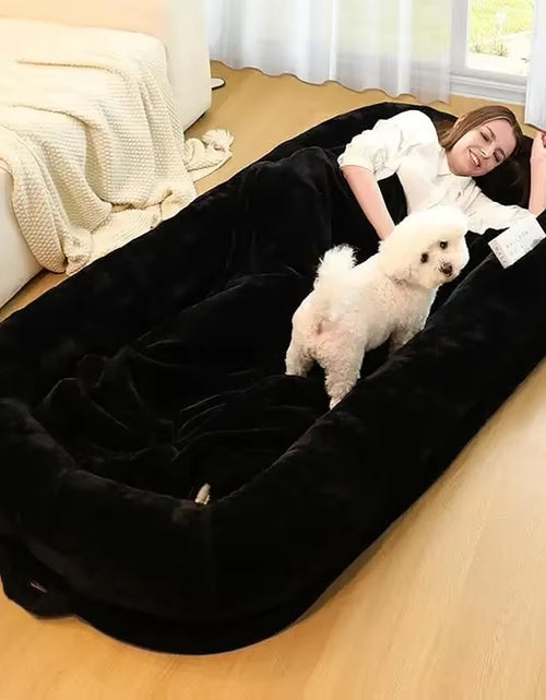 Load image into Gallery viewer, Human Dog Bed for Adults, 71&quot; Long Human Size Dog Bed, Removable Cover, Washable, Waterproof, Orthopedic Design
