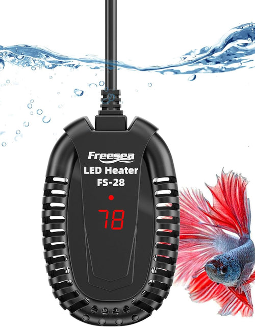 Load image into Gallery viewer, Aquarium Fish Tank Heater: 50W Small Submersible Turtle Heater with Adjustable Temperature External Controller for Betta | Saltwater | Freshwater | 1-10 Gallon
