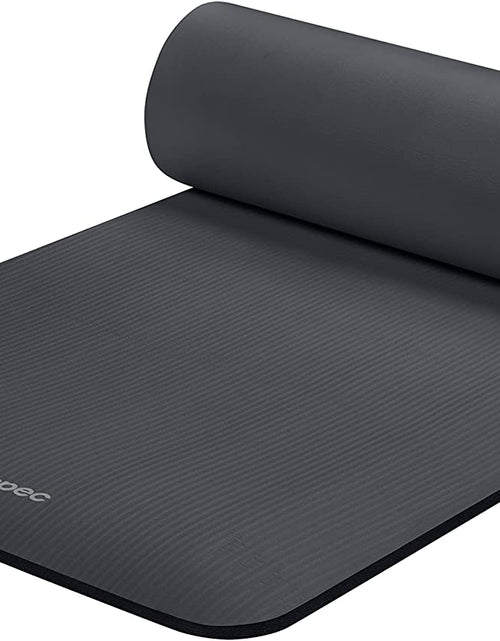 Load image into Gallery viewer, Solana Yoga Mat 1&quot; &amp; 1/2&quot; Thick W/Nylon Strap for Men &amp; Women - Non Slip Exercise Mat for Yoga
