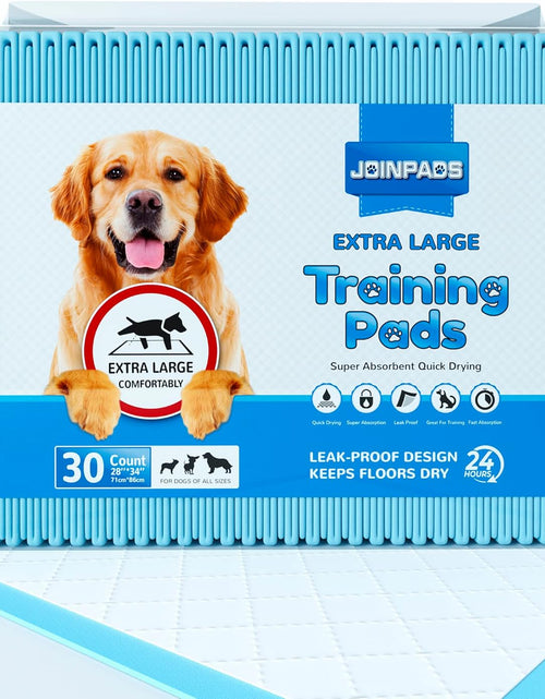 Load image into Gallery viewer, Dog Pee Pad, Puppy Potty Training Pet Pads Dog Pads Extra Large Disposable Super Absorbent &amp; Leak-Free Pee Pads 28&quot;X34&quot;
