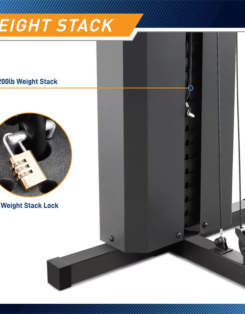 Load image into Gallery viewer, 200 Lbs Stack Dual Function Home Gym MKM-81010
