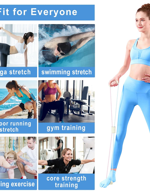 Load image into Gallery viewer, Resistance Bands [4 Pack] Yoga Resistance Band Stretch Fitness Band,Pull Rope,Chest Arm and Shoulder Stretch Bands for Home Workout,Physical Therapy Stretching Gym Equipment
